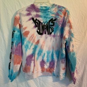 Urban Outfitters kindness tie-dye sweatshirt